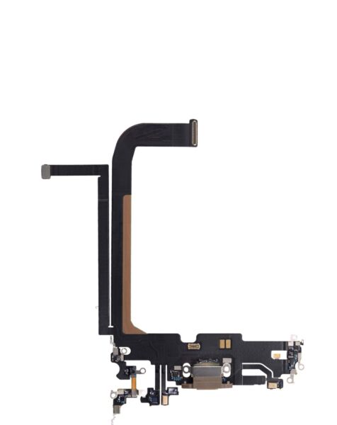 iPhone 13 Pro Max Charging Port Flex Cable (GOLD) (OEM Pull)