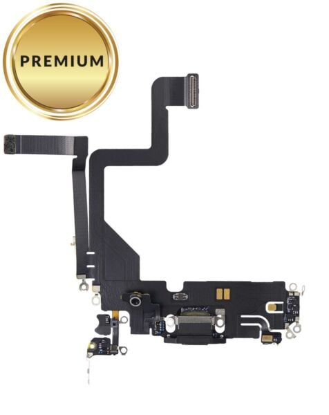 iPhone 14 Pro Charging Port Flex Cable (SPACE BLACK) (Premium)