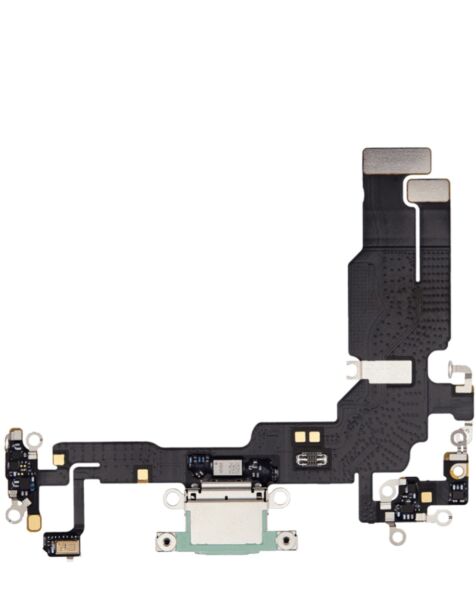iPhone 15 Charging Port Flex Cable (GREEN) (Premium)