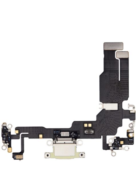 iPhone 15 Charging Port Flex Cable (YELLOW) (Premium)