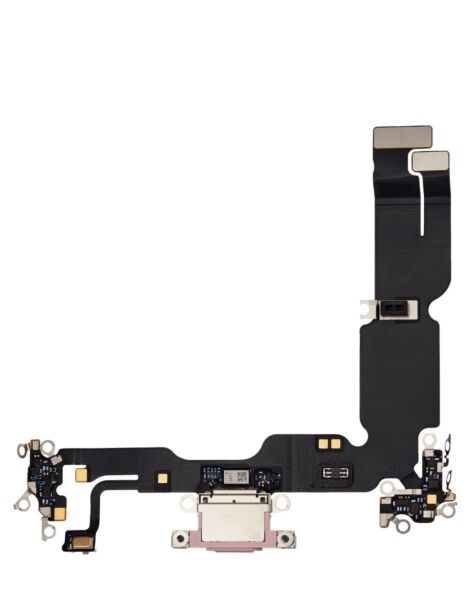 iPhone 15 Plus Charging Port Flex Cable (PINK) (Premium)