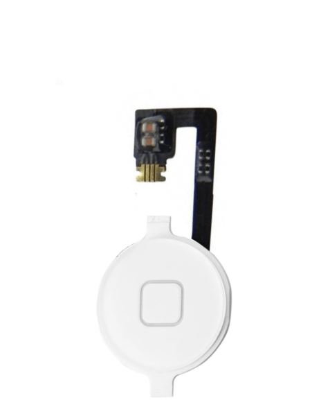 iPhone 4 Home Button Flex Cable (WHITE)