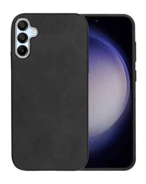 Galaxy A15 5G Matte Retro Leather Case - BLACK