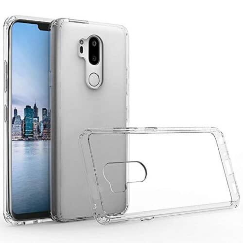 LG G7 ThinQ Hybrid Case with Air Cushion Technology -CLEAR (Only Ground Shipping)