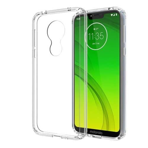 Motorola G7 Power Hybrid Case with Air Cushion Technology -CLEAR (Only Ground Shipping)