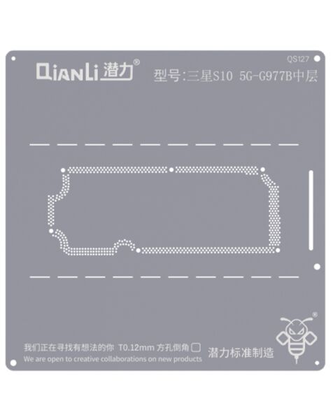 Qianli Bumblebee Middle Layer Stencil QS127 for Galaxy S10 5G G977B