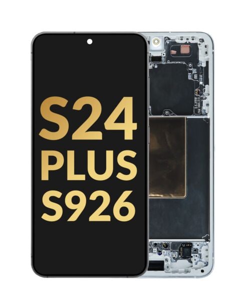 Galaxy S24 Plus 5G S926 Screen Assembly w/Frame (MARBLE GRAY) (Service Pack) (US VERSION)