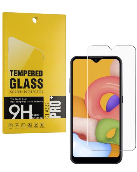 Galaxy A01 Clear Tempered Glass (2.5D / 1 Piece)