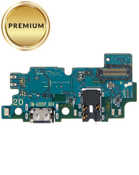 Galaxy A20 (A205F / 2019) Charging Port Board w/ Headphone Jack (International Version) (Premium)