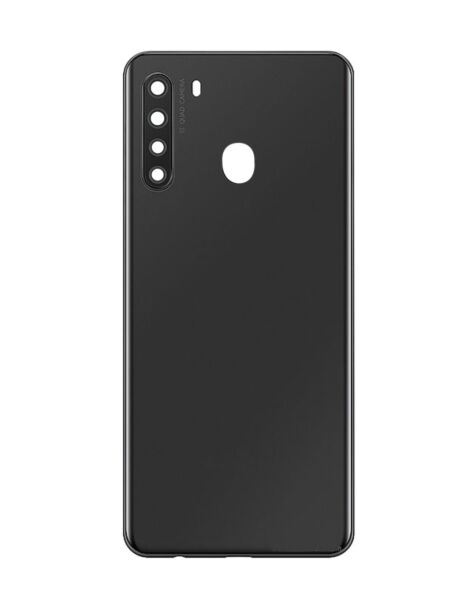 Galaxy A21 (A215 / 2020) Back Glass w/ Camera Lens & Adhesive (BLACK)