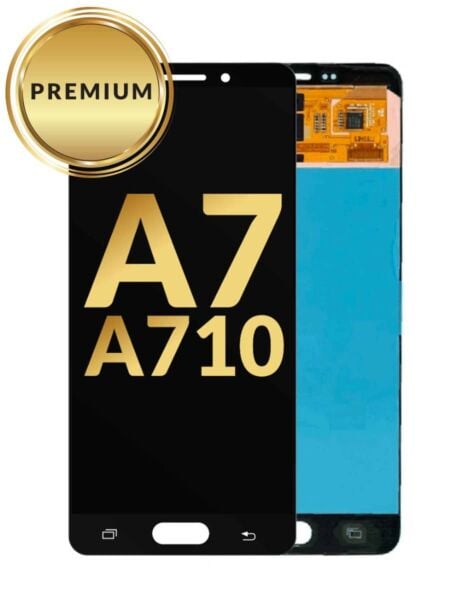 Galaxy A7 (A710 / 2016) OLED Assembly (BLACK) (Premium / Refurbished)