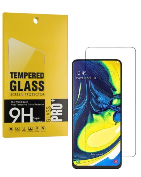Galaxy A80 (A805) Clear Tempered Glass (Case Friendly / 2.5D / 1 Piece)