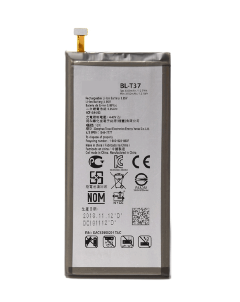 LG Stylo 4 (Q710) / V40 ThinQ / Q8 2018 (LM-Q815S) Replacement Battery (BL-T37)