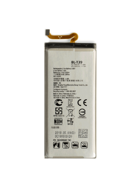 LG G7 ThinQ / Q7+ / Q7 / K40 / K31 / K30 (2019) / K12 Plus / Aristo 5 Replacement Battery (BL-T39)