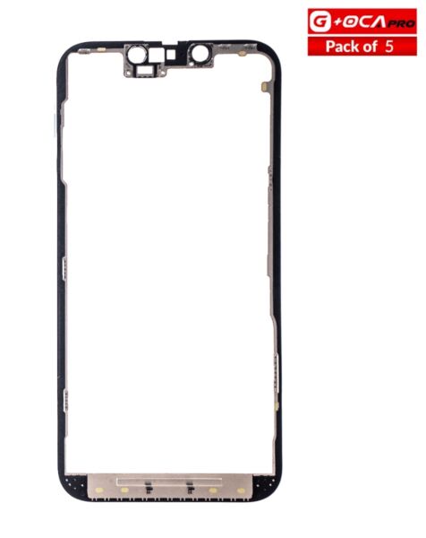 iPhone 13 Pro G+ Oca Pro Metal Frame (Pack of 5) (Premium)