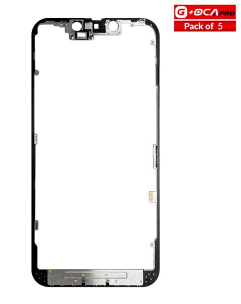 iPhone 14 G+ Oca Pro Metal Frame (Pack of 5) (Premium)