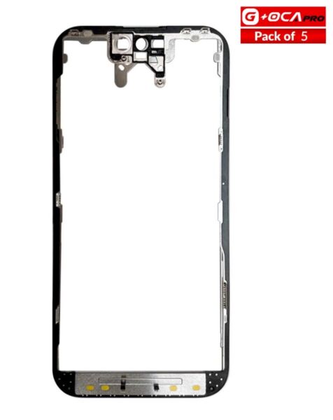 iPhone 14 Pro G+ Oca Pro Metal Frame (Pack of 5) (Premium)