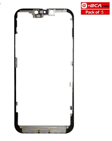 iPhone 14 Plus G+ Oca Pro Metal Frame (Pack of 5) (Premium)