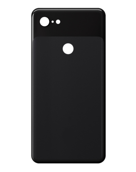 Google Pixel 3 XL Back Glass w/ Adhesive (NO LOGO) (BLACK)
