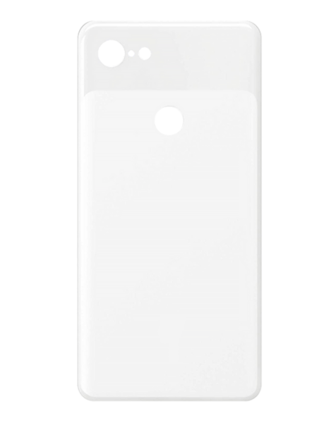 Google Pixel 3 XL Back Glass w/ Adhesive (NO LOGO) (WHITE)
