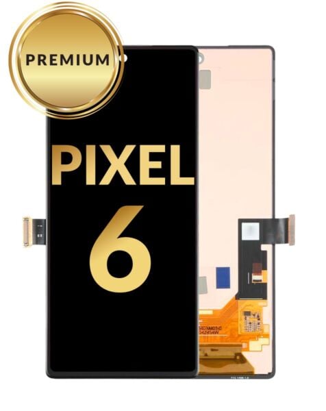 Google Pixel 6 OLED Assembly (BLACK) (Without Finger Print Sensor) (Premium / Refurbished)