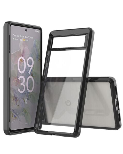 Google Pixel 7A Hybrid Case with Air Cushion Technology - BLACK (Only Ground Shipping)