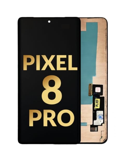 Google Pixel 8 Pro OLED Assembly (BLACK) (Without Finger Print Sensor) (Premium / Refurbished)