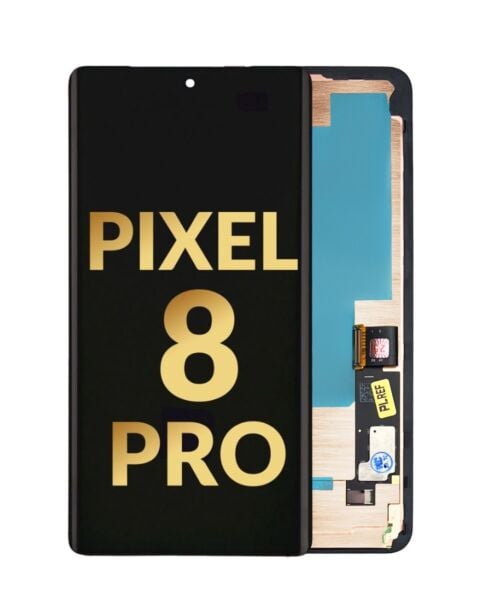 Google Pixel 8 Pro OLED Assembly w/ Frame (BLACK) (Without Finger Print Sensor) (Premium / Refurbished)