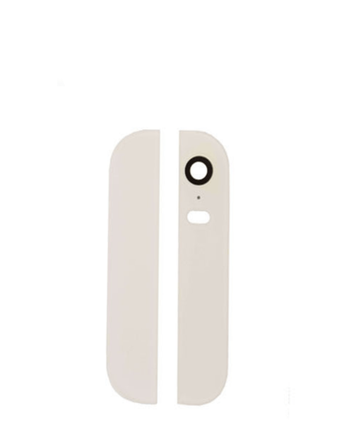 iPhone 5 Back Glass Set (Top & Bottom) (WHITE)