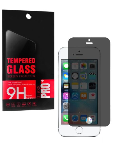 iPhone 5SE / 5S / 5 / 5C Privacy Tempered Glass (2.5D / 1 Piece)