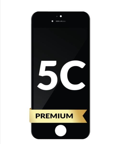iPhone 5C LCD Assembly (BLACK) (Premium)