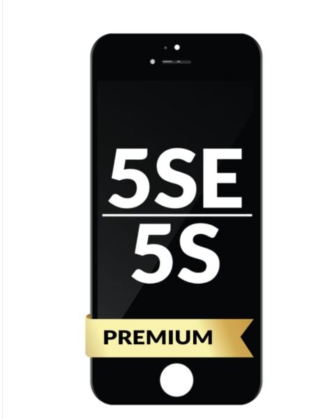 iPhone 5S / 5SE LCD Assembly (BLACK) (Premium)
