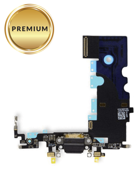 iPhone SE (2020) / 8 Charging Port Flex Cable (BLACK) (Premium)