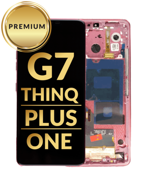 LG G7 ThinQ / G7+ ThinQ / G7 One LCD Assembly w/ Frame (RED) (Premium / Refurbished)