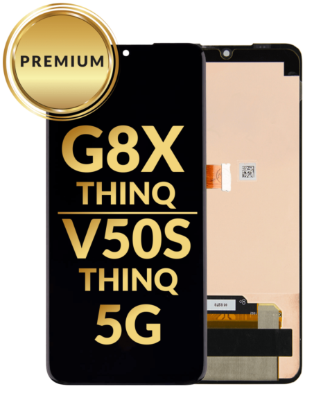 LG G8X ThinQ / V50S ThinQ 5G LCD Assembly (BLACK) (Premium / Refurbished)