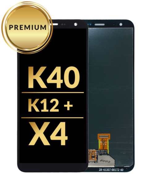 LG K40 (X420) / K12 Plus / X4 (2019) LCD Assembly (BLACK) (Premium / Refurbished)