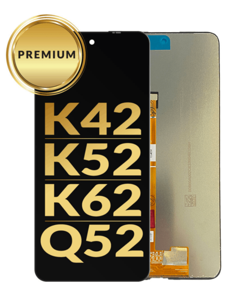 LG K62 / K52 / K42 / Q52 LCD Assembly (BLACK) (Premium / Refurbished)