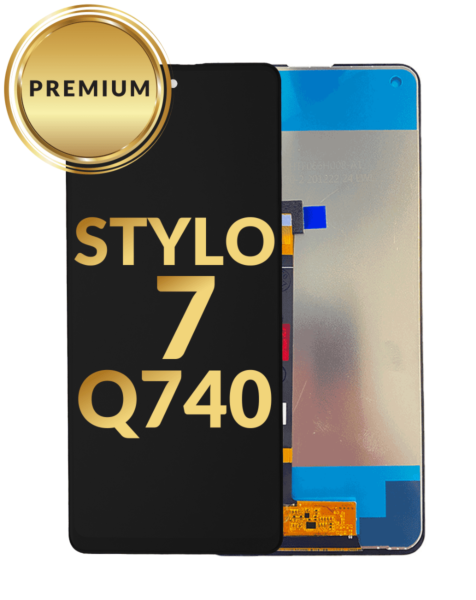 LG Stylo 7 (Q740) LCD Assembly (BLACK) (Premium / Refurbished)