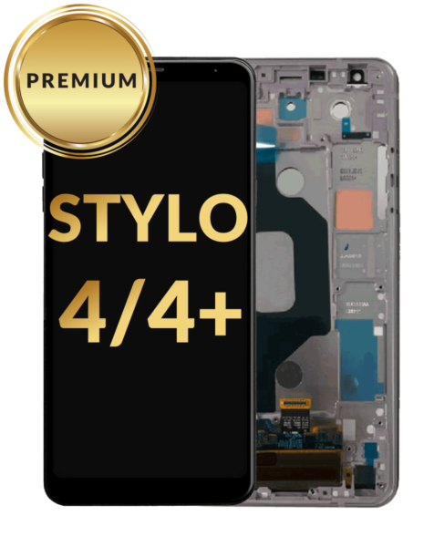 LG Stylo 4 Plus / Stylo 4 LCD Assembly w/ Frame (LAVENDER VIOLET) (Premium / Refurbished)