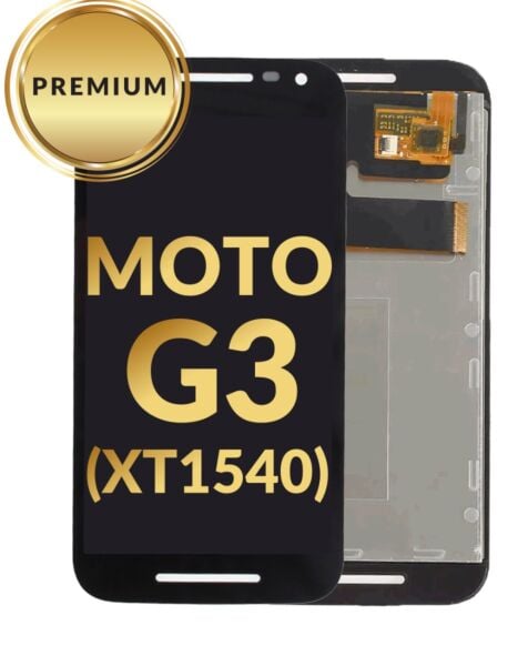 Motorola Moto G3 (XT1540) LCD Assembly (BLACK) (Premium/Refurbished)