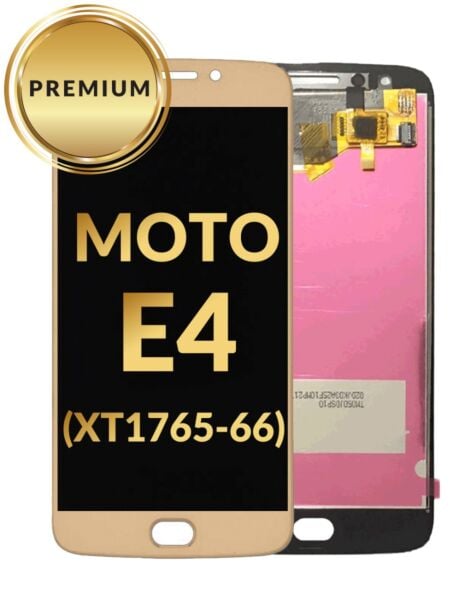 Motorola Moto E4 (XT1765/XT1766) LCD Assembly (GOLD) (Premium/Refurbished)