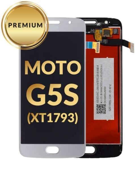 Motorola Moto G5S (XT1793) LCD Assembly (WHITE) (Premium/Refurbished)