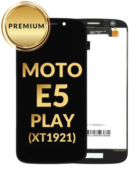 Motorola Moto E5 Play (XT1921) LCD Assembly (BLACK) (Premium/Refurbished)