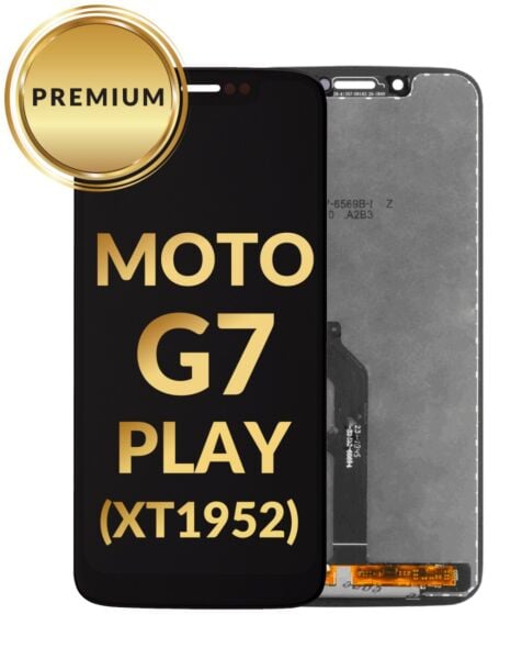 Motorola Moto G7 Play (XT1952) / T-Mobile Revvlry LCD Assembly (BLACK) (Premium/Refurbished)