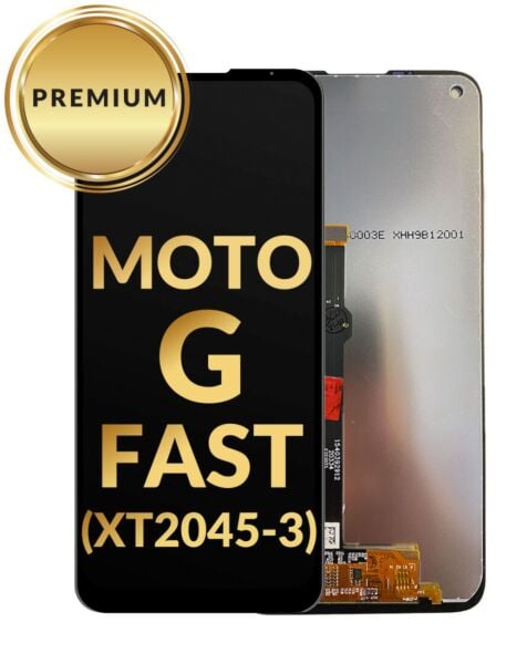 Motorola Moto G Fast (XT2045-3) LCD Assembly (BLACK) (Premium/Refurbished)