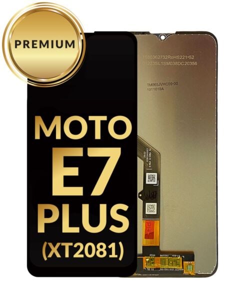 Motorola Moto E7 Plus (XT2081) LCD Assembly (BLACK) (Premium/Refurbished)