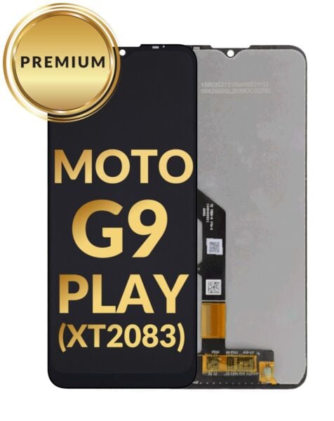 Motorola Moto G9 Play (XT2083) LCD Assembly (BLACK) (Premium/Refurbished)