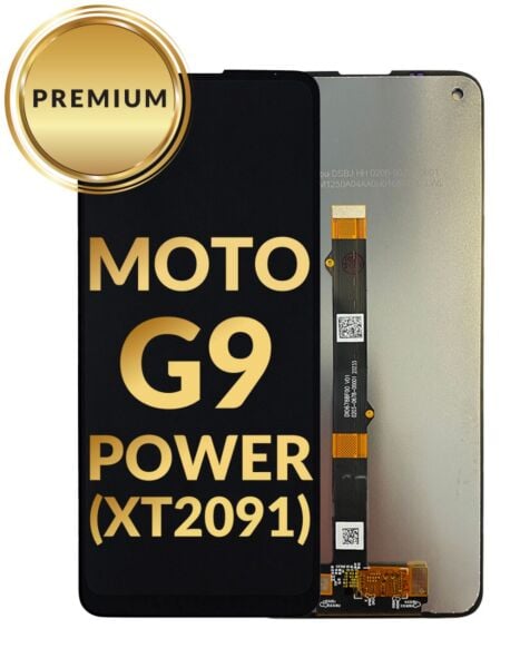 Motorola Moto G9 Power (XT2091) LCD Assembly (BLACK) (Premium/Refurbished)