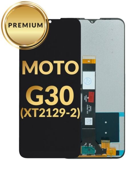 Motorola Moto G30 (XT2129-2) LCD Assembly (BLACK) (Premium/Refurbished)