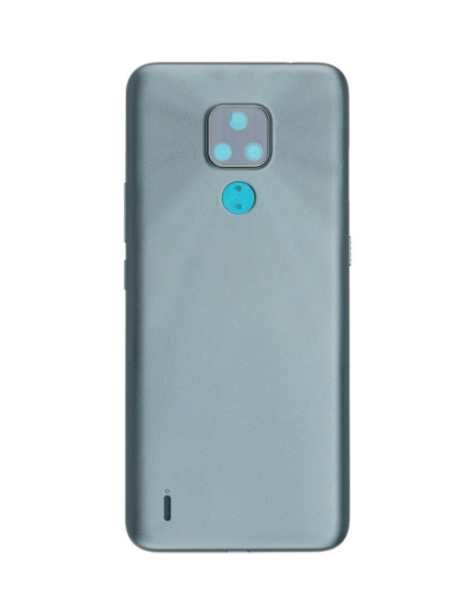 Motorola Moto E7 (XT2095) Back Glass w/ Adhesive (MINERAL GRAY)